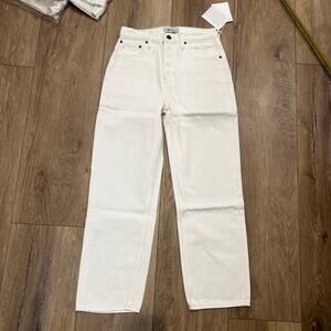 ETICA Women's Tyler Vintage Straight Ankle Jean Size 25 In Vintage White